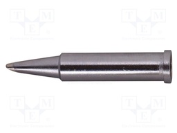 Soldering Tip, Hoof/Concave/60° Bevel, 2 x 12 mm, Soldering Station