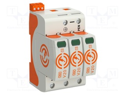 Surge arrestor; Mounting: DIN; IP20