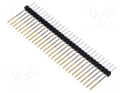 Connector: pin strips; pin header; male; PIN: 30; 2.54mm; THT; 1x30