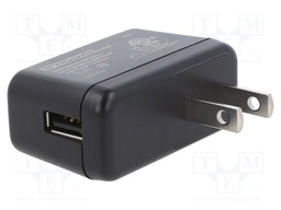 Power supply: switched-mode; voltage source; 5VDC; 1A; 5W; Out: USB