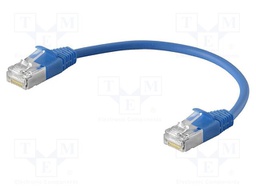 Patch cord; SF/UTP; Cat 6; RJ45,both sides; stranded; Cu; 0.15m
