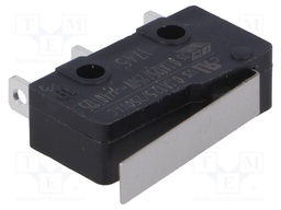 Microswitch SNAP ACTION; with lever; SPDT; 0.1A/250VAC; ON-(ON)