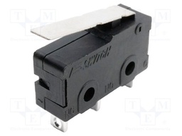 Microswitch SNAP ACTION; 5A/250VAC; with lever; SPDT; ON-(ON)
