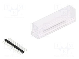 Connector: pin strips; pin header; male; PIN: 21; 1.27mm; SMT; 1x21