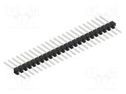 Connector: pin strips; pin header; male; PIN: 24; 2.54mm; SMT; 1x24