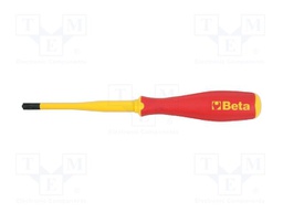 Screwdriver: insulated; slim; PlusMinus PZ-type; PZ1