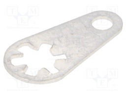 Solder lug terminal; 0.45mm; M3,5; Ø: 3.6mm; soldering; screw