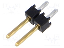 Connector: pin strips; pin header; male; PIN: 2; straight; 2.54mm
