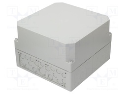 Enclosure: junction box; X: 300mm; Y: 300mm; Z: 209mm; polystyrene