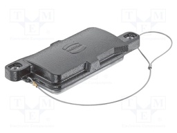 Protection cover; Han® HPR; size 10B; threaded joint,screws