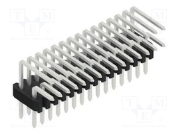 Connector: pin strips; pin header; male; PIN: 30; 1.27mm; THT; 2x15