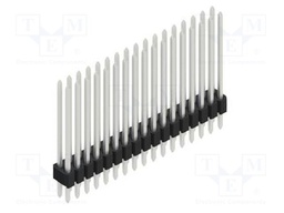 Connector: pin strips; pin header; male; PIN: 34; 1.27mm; THT; 2x17