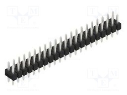 Connector: pin strips; pin header; male; PIN: 42; 2.54mm; THT; 2x21