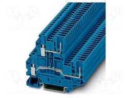 Splice terminal: rail; PA; L: 64.4mm; terminals: 4; W: 5.2mm