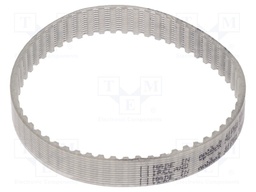 Timing belt; T2.5; W: 6mm; H: 1.3mm; Lw: 145mm; Tooth height: 0.7mm