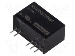 Converter: DC/DC; 2W; Uin: 4.5÷5.5V; Uout: 15VDC; Uout2: -8.7VDC