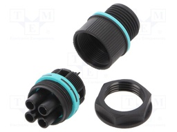 Connector: AC supply; screw terminal; female; TH387; 0.5÷4mm2