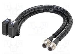 Sensor: photoelectric; transmitter-receiver