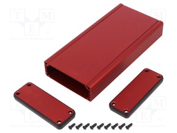 Enclosure: with panel; 1455; X: 78mm; Y: 27mm; Z: 160mm; aluminium