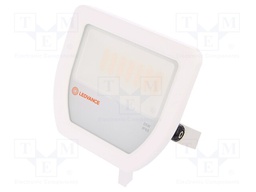 Lamp: LED flood light; 3000(typ)K; IP65; Body: white; 20W; Len: 1m