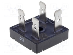 Single-phase bridge rectifier; Urmax: 600V; If: 35A; Ifsm: 400A