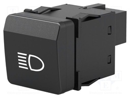 Switch: push-button; Pos: 2; SPST-NO; 0.05A/12VDC; OFF-(ON); 09