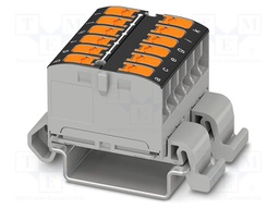 Splice terminal: rail; 24A; 690V; push-in; PA; L: 29.2mm; 0.14÷4mm2