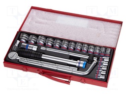 "INCH SOCKET SET 1/2"" 24pcs SHORT 3/8"" - 1.1/4"" RATCHET A