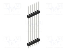 Connector: pin strips; pin header; male; PIN: 6; 2.54mm; THT; 1x6