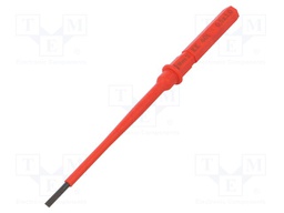 Interchangeable blade; slot; Size: 3,0x0,5mm; insulated; 154mm