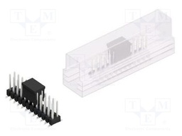 Connector: pin strips; pin header; male; PIN: 24; 2.54mm; SMT; 2x12