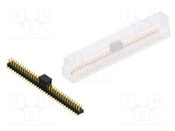 Connector: pin strips; pin header; male; PIN: 64; 2.54mm; SMT; 2x32