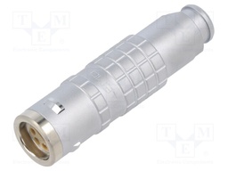 Connector: circular; Series: 2E; plug; male/female; soldering