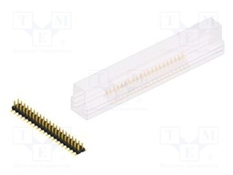 Connector: pin strips; pin header; male; PIN: 42; 2.54mm; SMT; 2x21