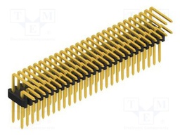 Connector: pin strips; pin header; male; PIN: 54; 1.27mm; THT; 2x27