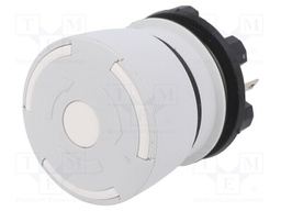 Switch: emergency stop; Stabl.pos: 2; NC x2; 22mm; light grey