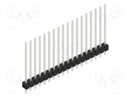 Connector: pin strips; pin header; male; PIN: 18; 2.54mm; THT; 1x18