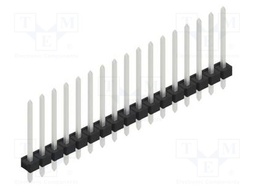 Connector: pin strips; pin header; male; PIN: 17; 2.54mm; THT; 1x17