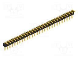 Connector: pin strips; pin header; male; PIN: 28; 2.54mm; THT; 1x28
