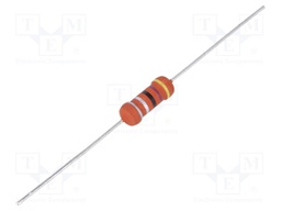 Resistor: metal film; fusible; THT; 4.7Ω; 2W; ±10%; Ø5x12mm; axial