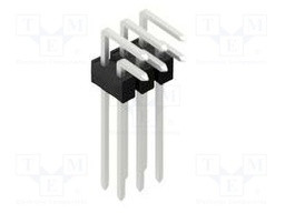 Connector: pin strips; pin header; male; PIN: 6; 2.54mm; THT; 2x3