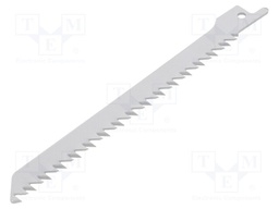 Hacksaw blade; wood,plastic; 150mm; 6teeth/inch; 3pcs.