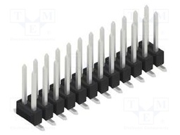 Connector: pin strips; pin header; male; PIN: 24; 2.54mm; SMT; 2x12