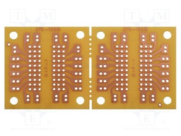 Board: universal; single sided,prototyping; W: 45mm; L: 91mm