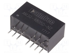 Converter: DC/DC; 3W; Uin: 36÷75V; Uout: 5VDC; Uout2: -5VDC; SIP8