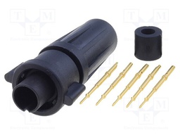 Connector: circular; Series: EN2; plug; male; soldering; for cable