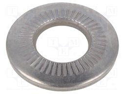 Washer; internally serrated; M8; D=18mm; h=2.35mm; BN 85460