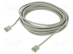 Patch cord; U/FTP; Cat 8.1; stranded; Cu; LSZH; grey; 5m; 32AWG