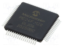 PIC microcontroller; Memory: 128kB; SRAM: 8B; SMD; TQFP64