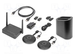 HDMI extender; Support: 4K,HDR,UHD 2160p; black; ABS,metal; 50m